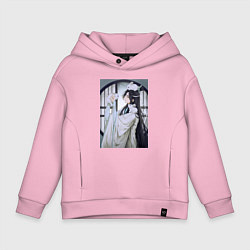 Толстовка оверсайз детская Ванцзи Лань кролики, цвет: светло-розовый
