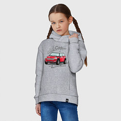 Толстовка оверсайз детская Mini Cooper, цвет: меланж — фото 2