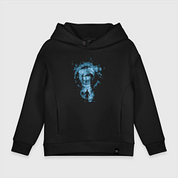 Толстовка оверсайз детская Доктор кто и космос, цвет: черный