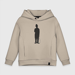 Толстовка оверсайз детская Black Charlie, цвет: миндальный