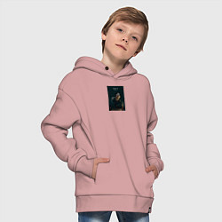 Толстовка оверсайз детская Suga Butter, цвет: пыльно-розовый — фото 2