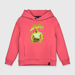Толстовка оверсайз детская JoJo - Shrek, цвет: коралловый