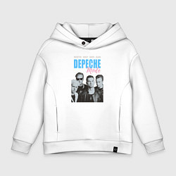 Толстовка оверсайз детская Depeche Mode Vintage, цвет: белый