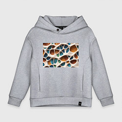 Толстовка оверсайз детская Вдохновлено Антонио Гауди, цвет: меланж