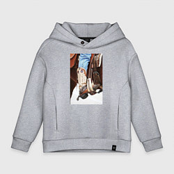 Толстовка оверсайз детская Western style, цвет: меланж