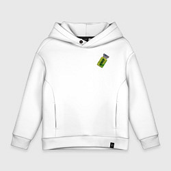 Толстовка оверсайз детская Активатор из Субстанции - мини, цвет: белый