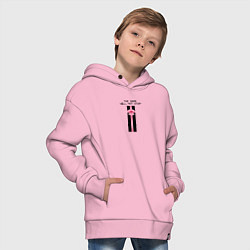Толстовка оверсайз детская Squid Game - Gift, цвет: светло-розовый — фото 2