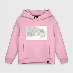 Детское худи оверсайз Снежный древний город