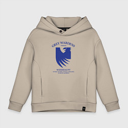 Толстовка оверсайз детская Grey Wardens - Dragon Age, цвет: миндальный