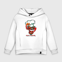 Толстовка оверсайз детская Grill master, цвет: белый