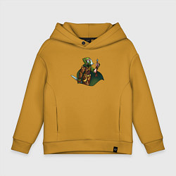 Толстовка оверсайз детская Верминтайд 2 - Кериллиан из Warhammer, цвет: горчичный