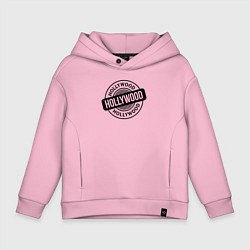 Толстовка оверсайз детская Hollywood vibe, цвет: светло-розовый