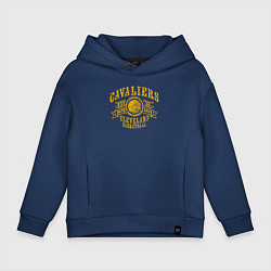 Толстовка оверсайз детская Cleveland basketball, цвет: тёмно-синий