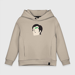 Толстовка оверсайз детская Марк Разделение, цвет: миндальный