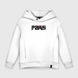 Толстовка оверсайз детская City Paris, цвет: белый