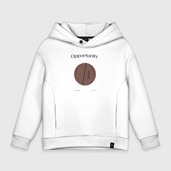 Толстовка оверсайз детская Баскетбол спорт возможностей, цвет: белый