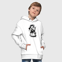 Толстовка оверсайз детская Baby witch - fantasy ai art, цвет: белый — фото 2