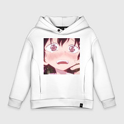 Толстовка оверсайз детская Наоки Адзума, цвет: белый