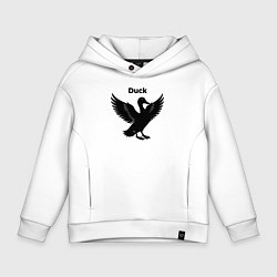 Детское худи оверсайз Утка на взлете