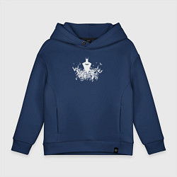 Толстовка оверсайз детская Batman vibe, цвет: тёмно-синий