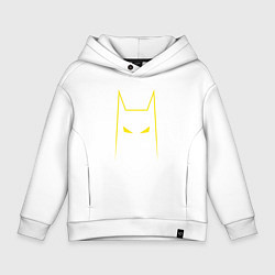 Толстовка оверсайз детская Batman minimalism, цвет: белый