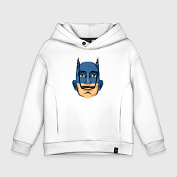 Толстовка оверсайз детская Batman Dali, цвет: белый