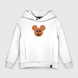 Толстовка оверсайз детская Halloween boy, цвет: белый