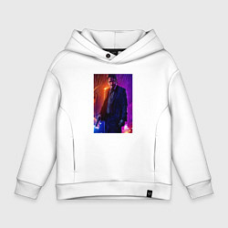 Детское худи оверсайз Джон Уик под дождём