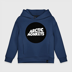 Толстовка оверсайз детская Arctic Monkeys Round, цвет: тёмно-синий