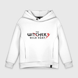 Толстовка оверсайз детская The Witcher 3, цвет: белый