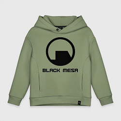Толстовка оверсайз детская Black Mesa: Logo, цвет: авокадо