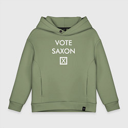 Толстовка оверсайз детская Vote Saxon, цвет: авокадо