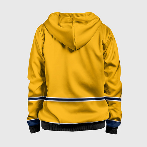 Детская толстовка на молнии Buffalo Sabres / 3D-Черный – фото 2