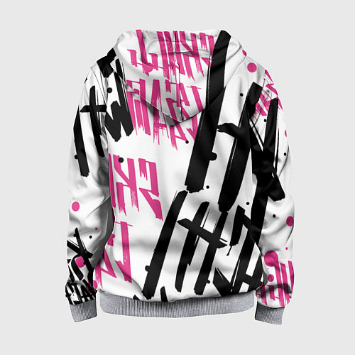 Детская толстовка на молнии Kai Wachi / 3D-Меланж – фото 2