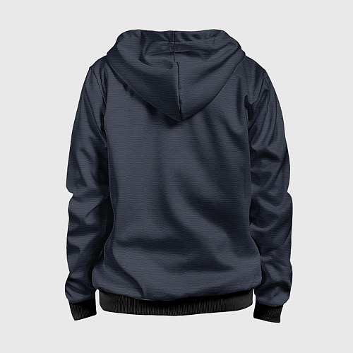 Детская толстовка на молнии Новогодний свитер Ктулху / 3D-Черный – фото 2