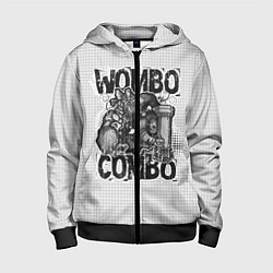 Толстовка на молнии детская Combo Wombo, цвет: 3D-черный