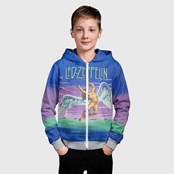 Толстовка на молнии детская Led Zeppelin: Angel, цвет: 3D-меланж — фото 2