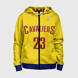 Детская толстовка на молнии Cavaliers Cleveland 23: Yellow