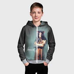 Толстовка на молнии детская Jigsaw 2, цвет: 3D-меланж — фото 2