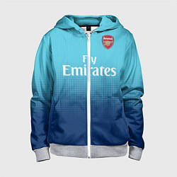 Детская толстовка на молнии Arsenal FC: Blue Away 17/18