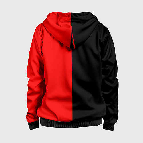 Детская толстовка на молнии Juggernaut Blood / 3D-Черный – фото 2