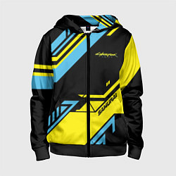 Толстовка на молнии детская Cyberpunk 2077: Samurai, цвет: 3D-черный