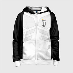 Толстовка на молнии детская JUVENTUS SPORT, цвет: 3D-белый