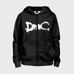 Толстовка на молнии детская DMC, цвет: 3D-черный