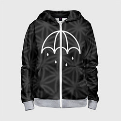 Толстовка на молнии детская BMTH Umbrella, цвет: 3D-меланж