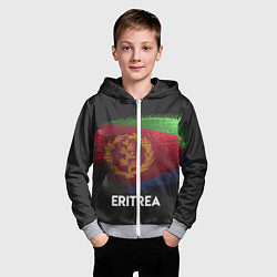 Толстовка на молнии детская Eritrea Style, цвет: 3D-меланж — фото 2
