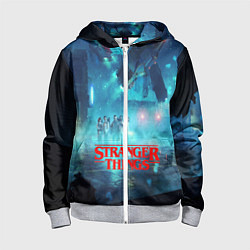 Детская толстовка на молнии Stranger Things: Space Light