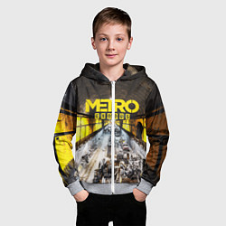 Толстовка на молнии детская METRO EXODUS EXCLUSIVE, цвет: 3D-меланж — фото 2