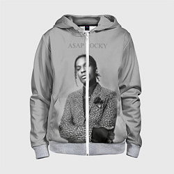 Детская толстовка на молнии ASAP Rocky: Grey Fashion