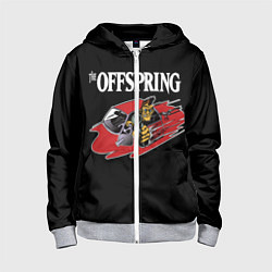 Толстовка на молнии детская The Offspring: Taxi, цвет: 3D-меланж